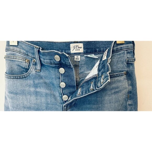 J.CREW 10" billie demi boot crop jeans blue size 26 - Picture 4 of 12